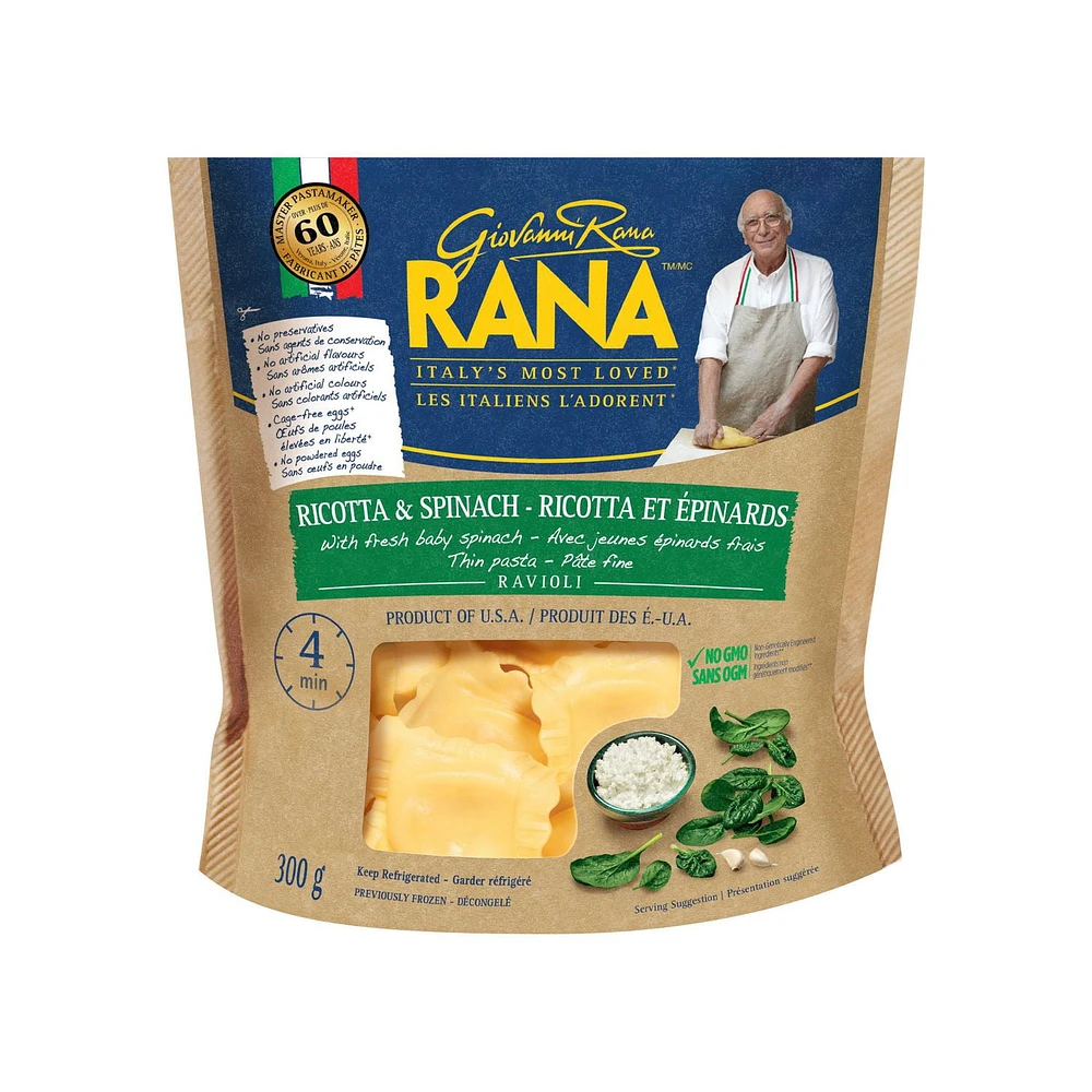 RANA Ravioli à la ricotta et aux épinards 300g