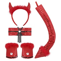 5PCS COSTUME DEVIL