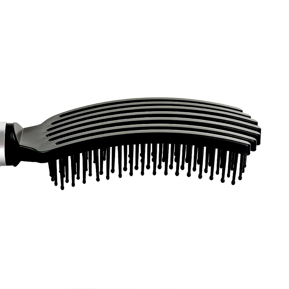 KareCo Tangle Buster Detangler- Black, Full-flex, wide- paddle