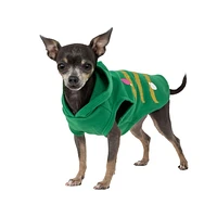 Vibrant Life Green Holiday Christmas Tree Pet Hoodie - Sweat à capuche pour chien et chat