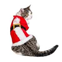 Vibrant Life Red Santa Suit Hoodie with belt and buckle - Dog and Cat Hoodies