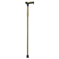 Hugo Amber Adjustable Folding Cane with Reflective Strap