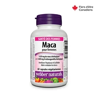 webber naturals Maca pour femmes 1650 mg 60 CAPSULES