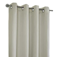 Vada 100% Blackout Grommet Curtain Panel Pair 52" x 84" each in Off White