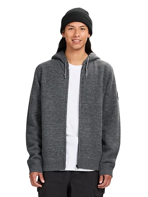 AIRWALK FULL ZIP WAFFLE SWEATER