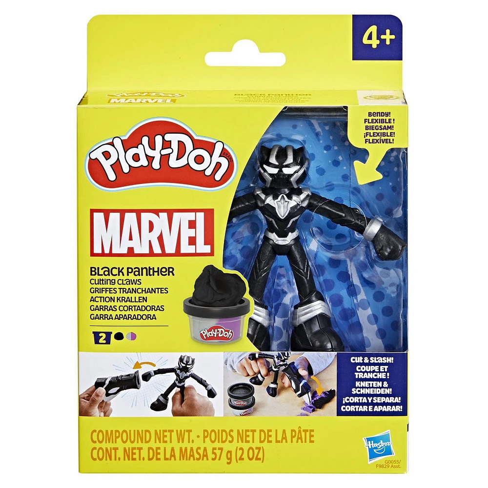 Play-Doh Marvel Black Panther Cutting Claws Action Figure Playset