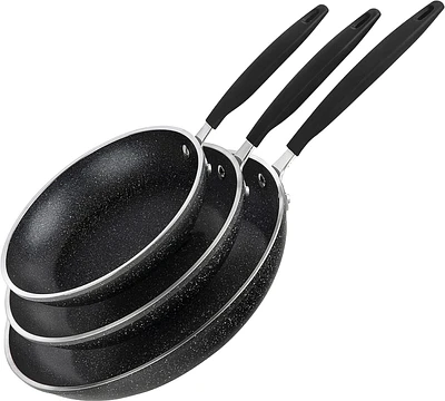 Granitestone Diamond 3-Piece Frying Pan Set, Nonstick Cookware