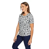 Iyla Women's Crew Neckline Tee, Sizes S-XXL