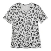 Iyla Women's Crew Neckline Tee, Sizes S-XXL