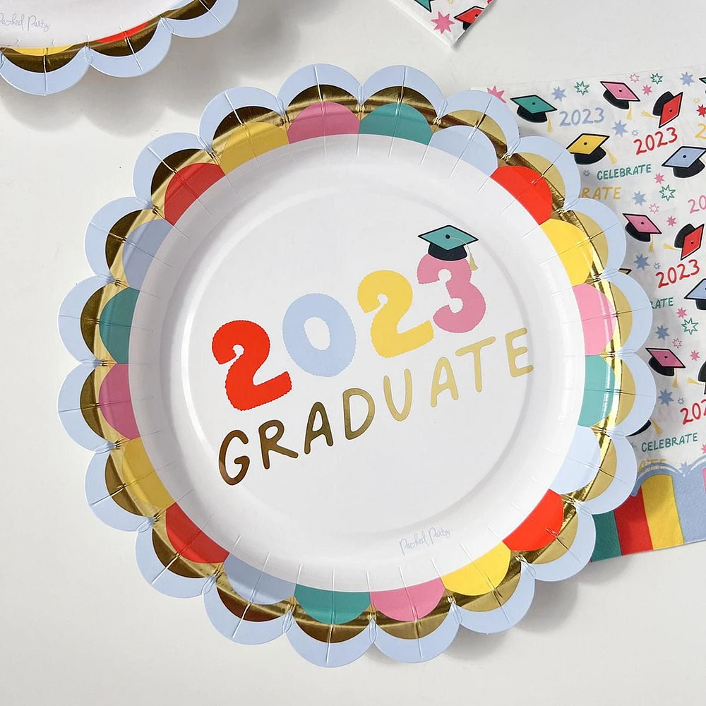 Packed Party "Graduation Time" 10CT 9" Lunch Plates