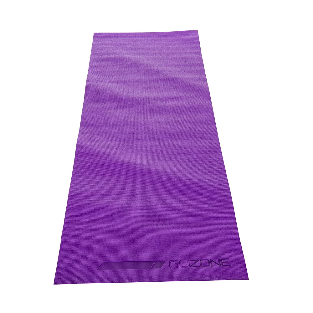 GoZone 3mm PVC Solid Yoga Mat – 24" x 68"