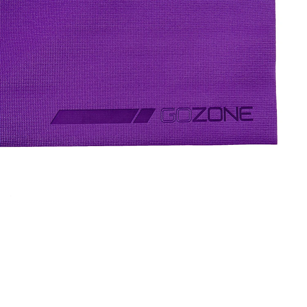 GoZone 3mm PVC Solid Yoga Mat – 24" x 68"