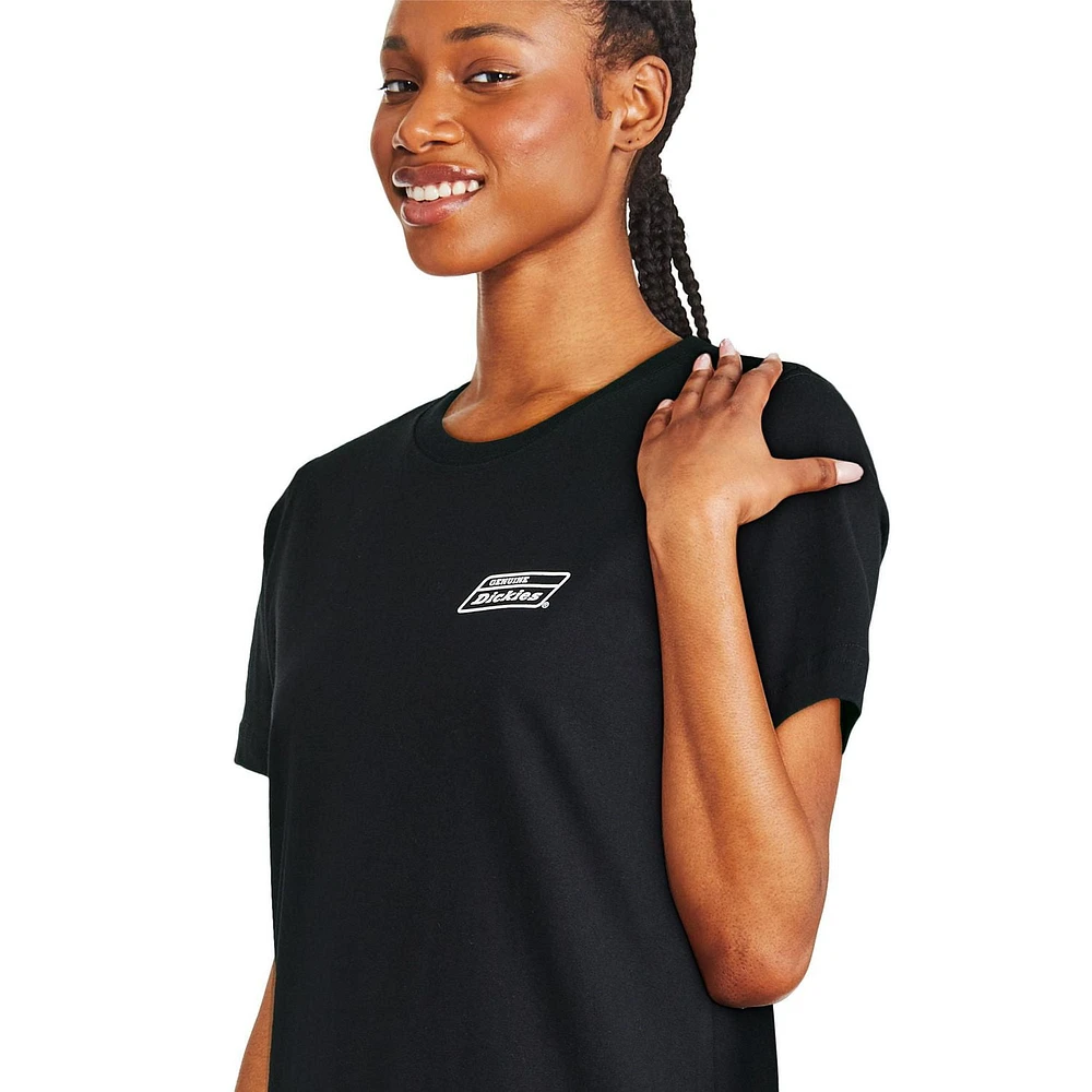 T-shirt à manches courtes avec imprimé graphique Dickies pour femmes