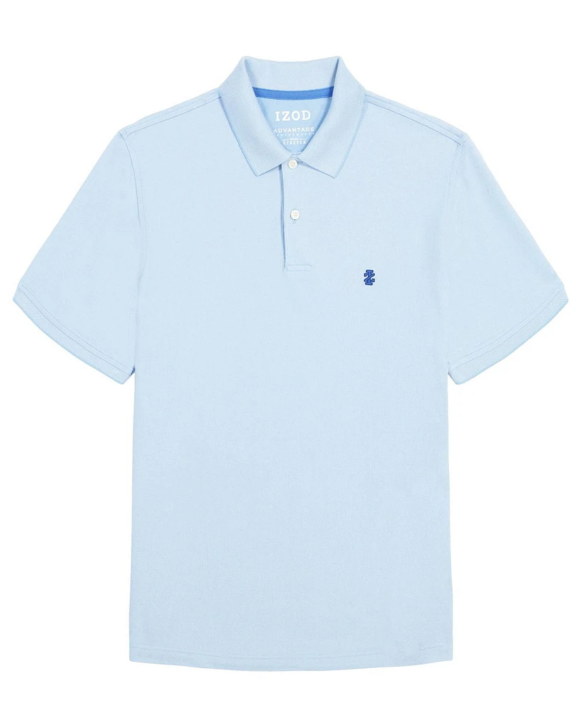 IZOD MENS SHORT SLEEVE PIQUE POLO