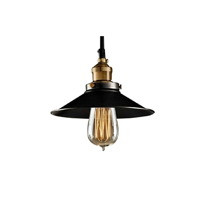 Charles Pendant Light Industrial Vintage Retro Edison Loft Ceiling Light Shade Modern Hanging Lamp Lamp Matte Black Iron Umbrella Shade chandelier