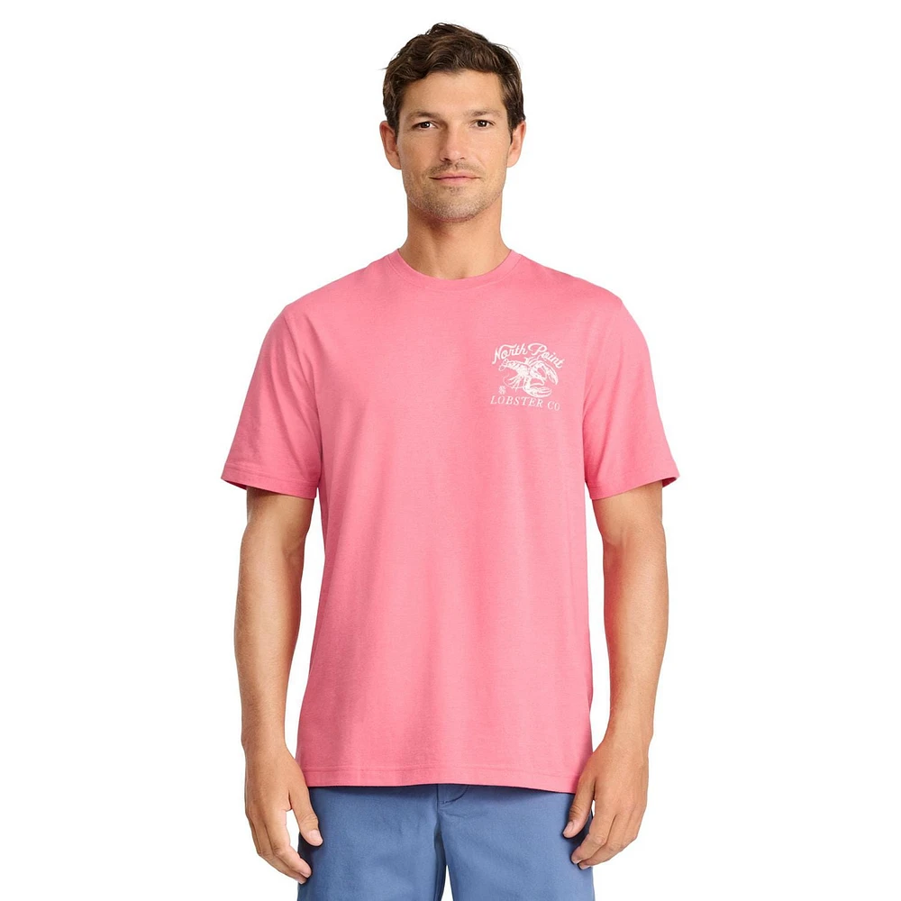 IZOD MENS SHORT SLEEVE GRAPHIC TEE