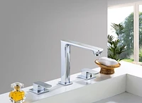 American Imaginations 16.25-in. W Wall Mount White Bathroom Vessel Sink Set For 3H8-in. Right Faucet AI