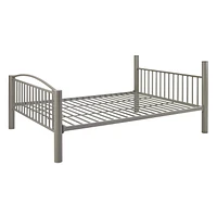 Conrad Full over Full Metal Bunkbed, Pewter