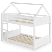 Christianne House Twin Bunkbed, White