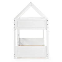 Christianne House Twin Bunkbed, White