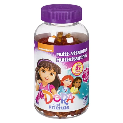 Gélatines de multivitamines Dora et ses amis