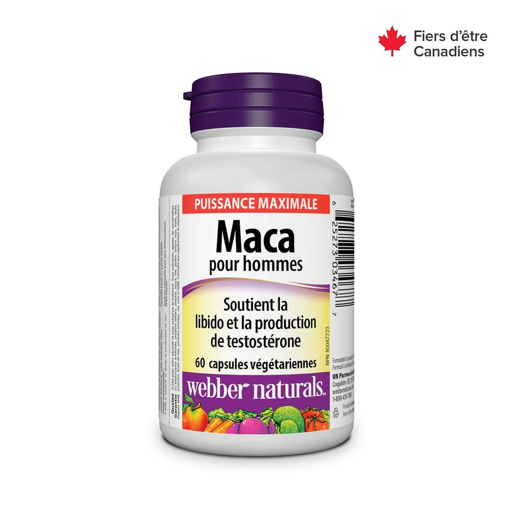 Webber Naturals® Maca for Men, 60 CAPSULE