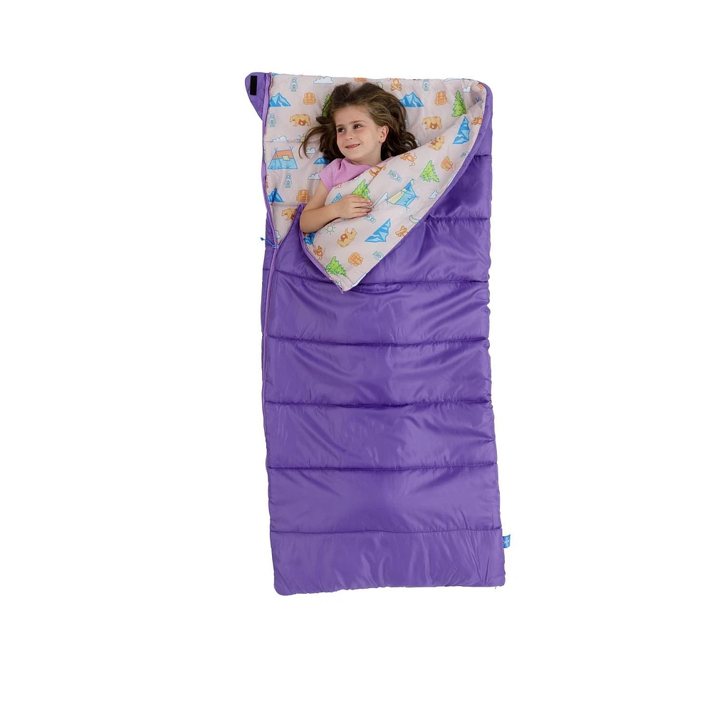 Firefly! Outdoor Gear Youth Sleeping Bag - Purple