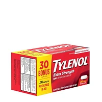 Tylenol Extra Strength Pain Relief Acetaminophen 500mg Caplets, Bonus Pack 200 + 30 Count