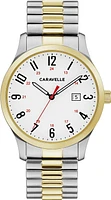 Montre Caravelle deux tons pour hommes