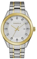 Caravelle Mens Two-Tone Quartz Watch