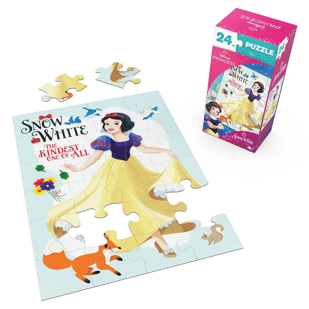 Disney Princess Snow White, 24-Piece Jigsaw Puzzle Disney Toys Disney Gifts Retro Disney Toys, for Kids Ages 4 and up