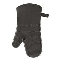 Hometrends oven mitt with silicone, 7"x13"