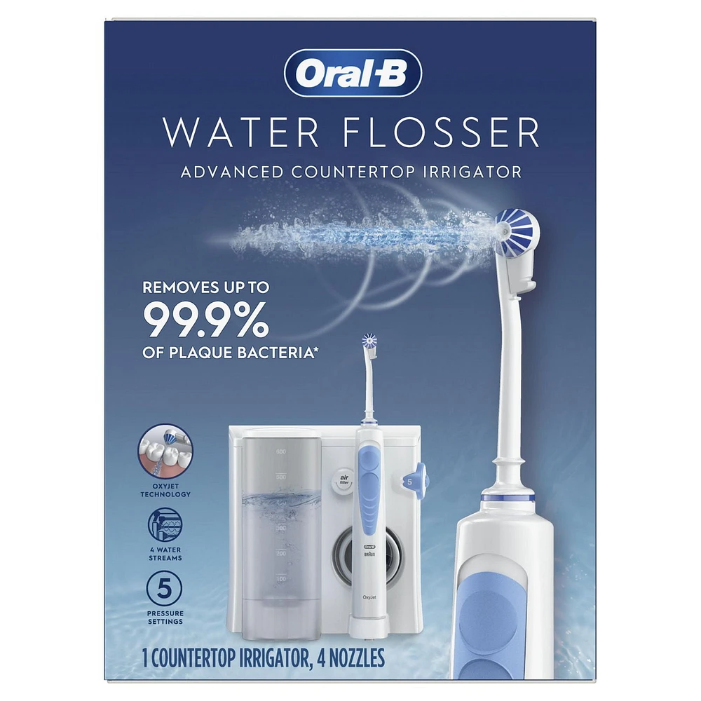 Oral-B Water Flosser, White & Light Blue