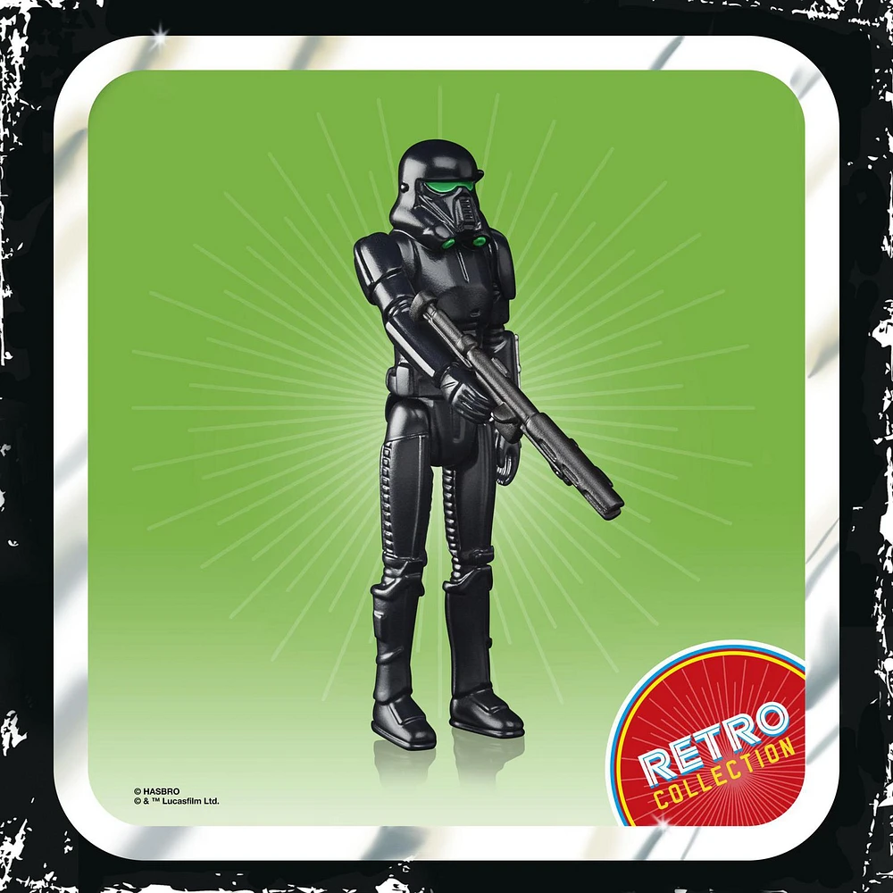 Star Wars Retro Collection Imperial Death Trooper Toy 3.75-Inch-Scale Star Wars: The Mandalorian Collectible Action Figure, Kids 4 and Up