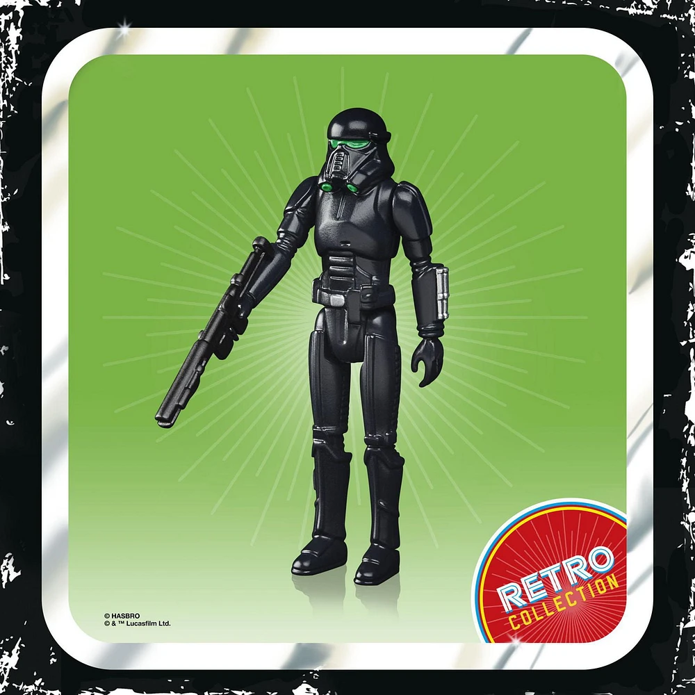 Star Wars Retro Collection Imperial Death Trooper Toy 3.75-Inch-Scale Star Wars: The Mandalorian Collectible Action Figure, Kids 4 and Up