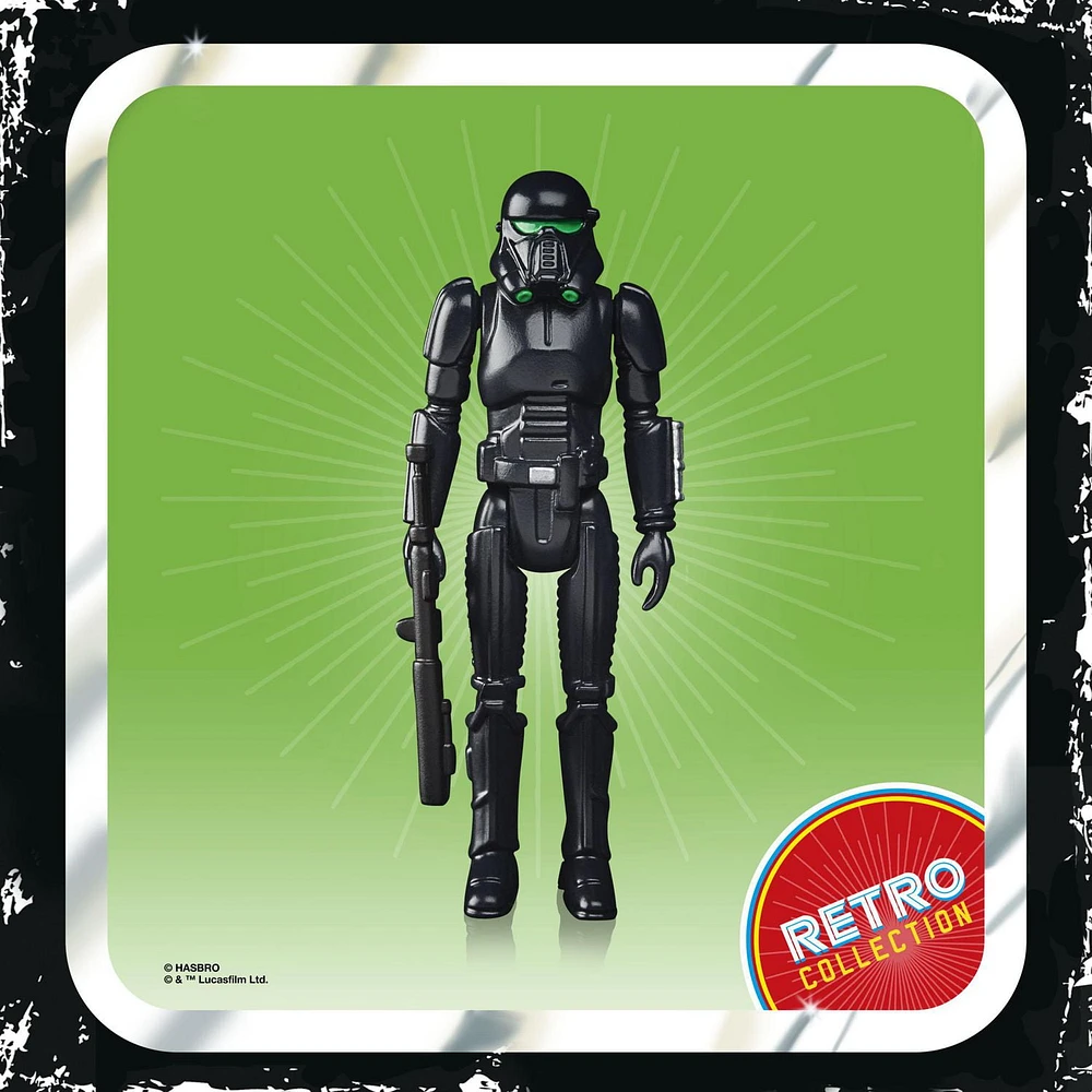 Star Wars Retro Collection Imperial Death Trooper Toy 3.75-Inch-Scale Star Wars: The Mandalorian Collectible Action Figure, Kids 4 and Up