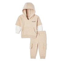 George Baby Boys' Fooler Hoodie 2-Piece Set