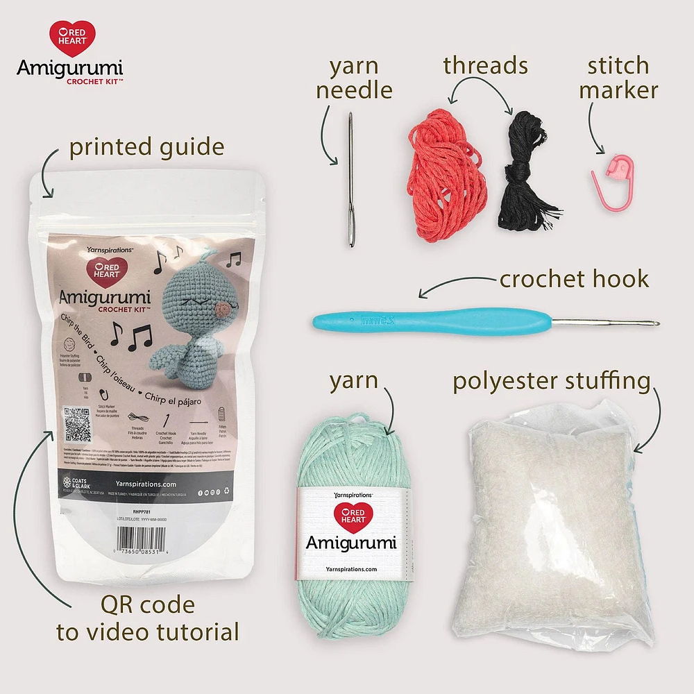 Red Heart™ AMIGURUMI Crochet Collection Kit