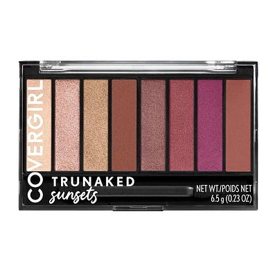 COVERGIRL Palette d'ombres à paupières TruNaked, intensément pigmentés, pailletés, mats et brillants, 100% Sans Cruauté Fard à paupières pigmenté