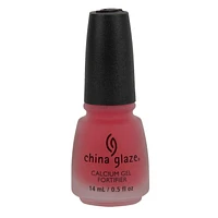 China Glaze Nail Glaze - Calcium Gel Fortifier - 0.5 FL OZ, China Glaze