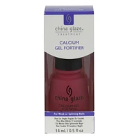 China Glaze Nail Glaze - Calcium Gel Fortifier - 0.5 FL OZ, China Glaze