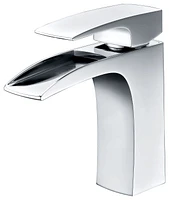 American Imaginations -in. W Above Counter White Bathroom Vessel Sink Set For 1 Hole Right Faucet AI