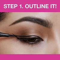 Maybelline New York Eyestudio® Master Precise®,  All Day Liquid Eye Liner, Forest Brown, 1 ml, 1.1  ML