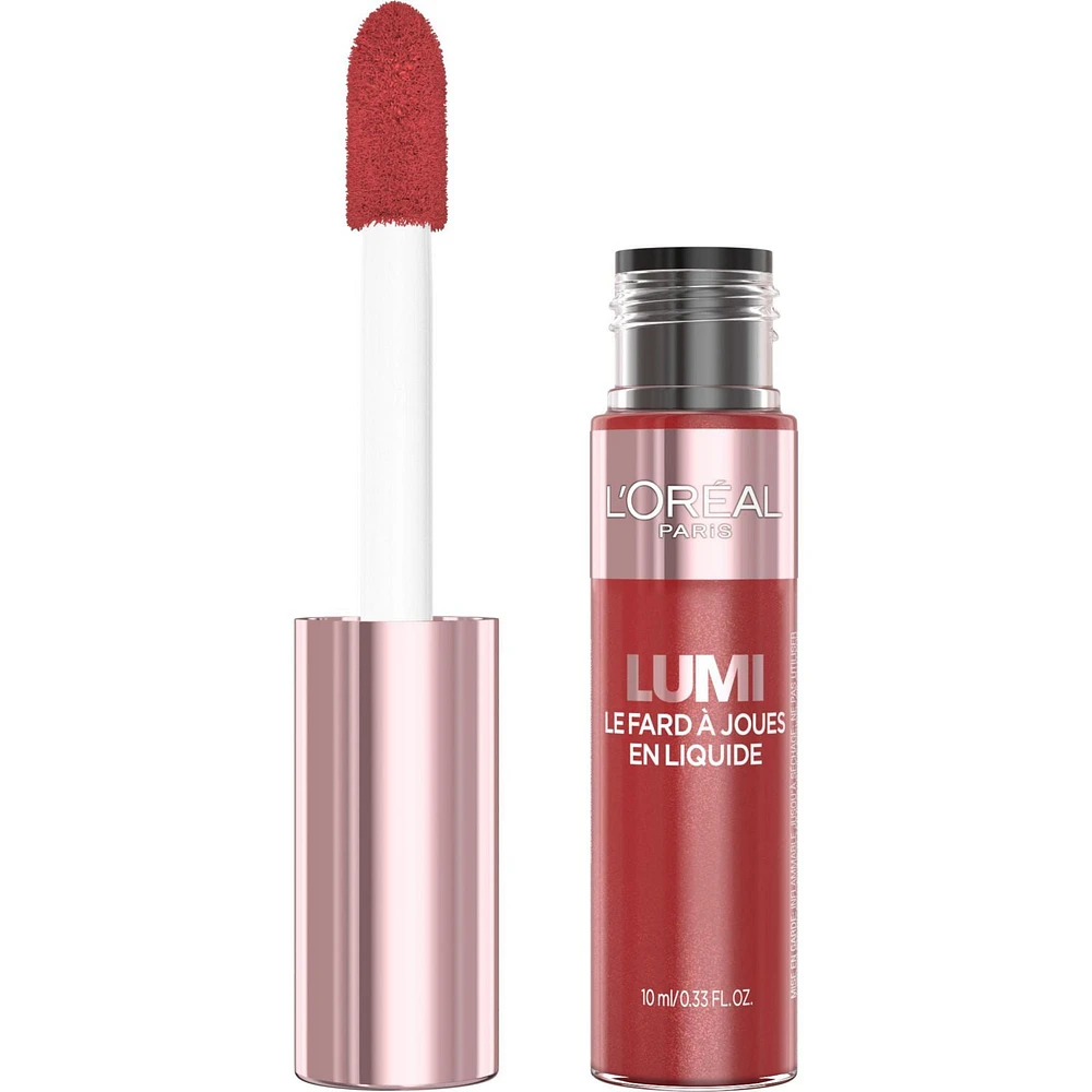 L'Oreal Paris Lumi Le Liquid Blush, Intense blendable colour, 10 mL, Intense liquid pigments