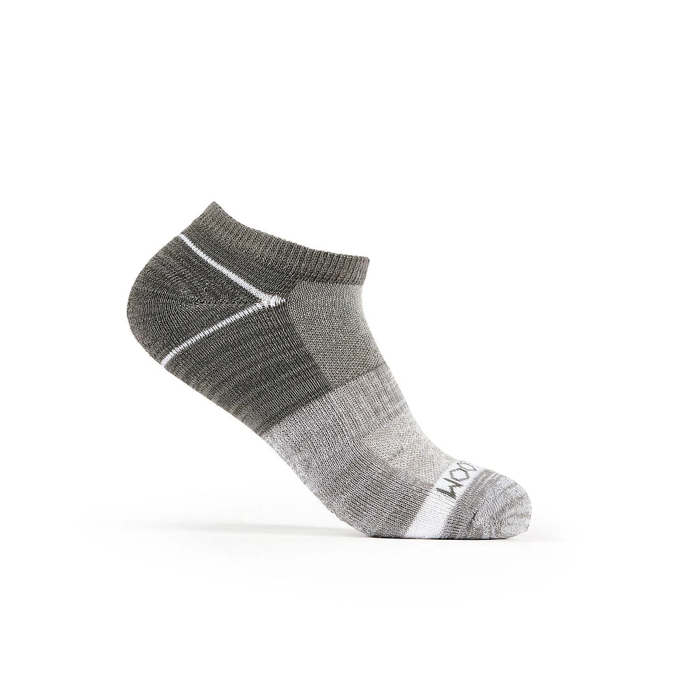 Fruit of the Loom Girls All Day Comfort Chaussettes invisibles Technologie d’évacuation.