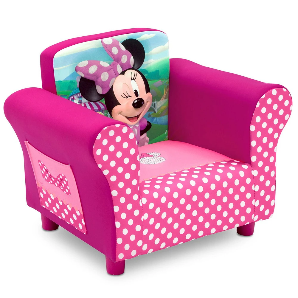 Disney Minnie Mouse Kids Upholstered Chair by Delta Children