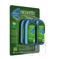 Nicorette Nicotine  Lozenges, Quit Smoking Aid, Mint, 4mg, 80 Count