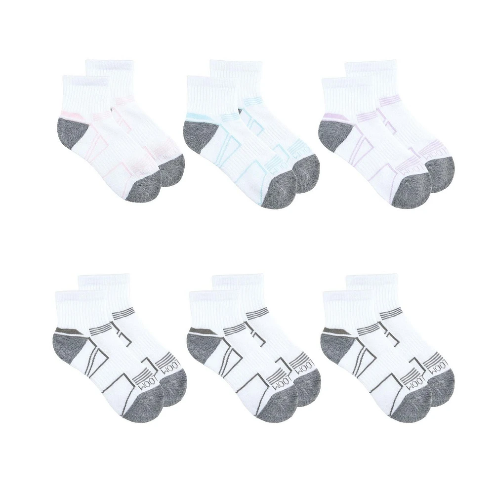 Fruit of the Loom Girls All Day Comfort, Ankle Socks