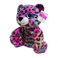 Way To Celebrate Medium Standing Leopard Plush,10.5inch