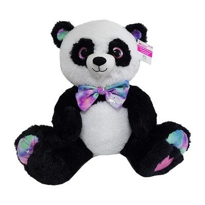 Way To Celebrate Large Big Feet Panda Black and white Plush ,14inch